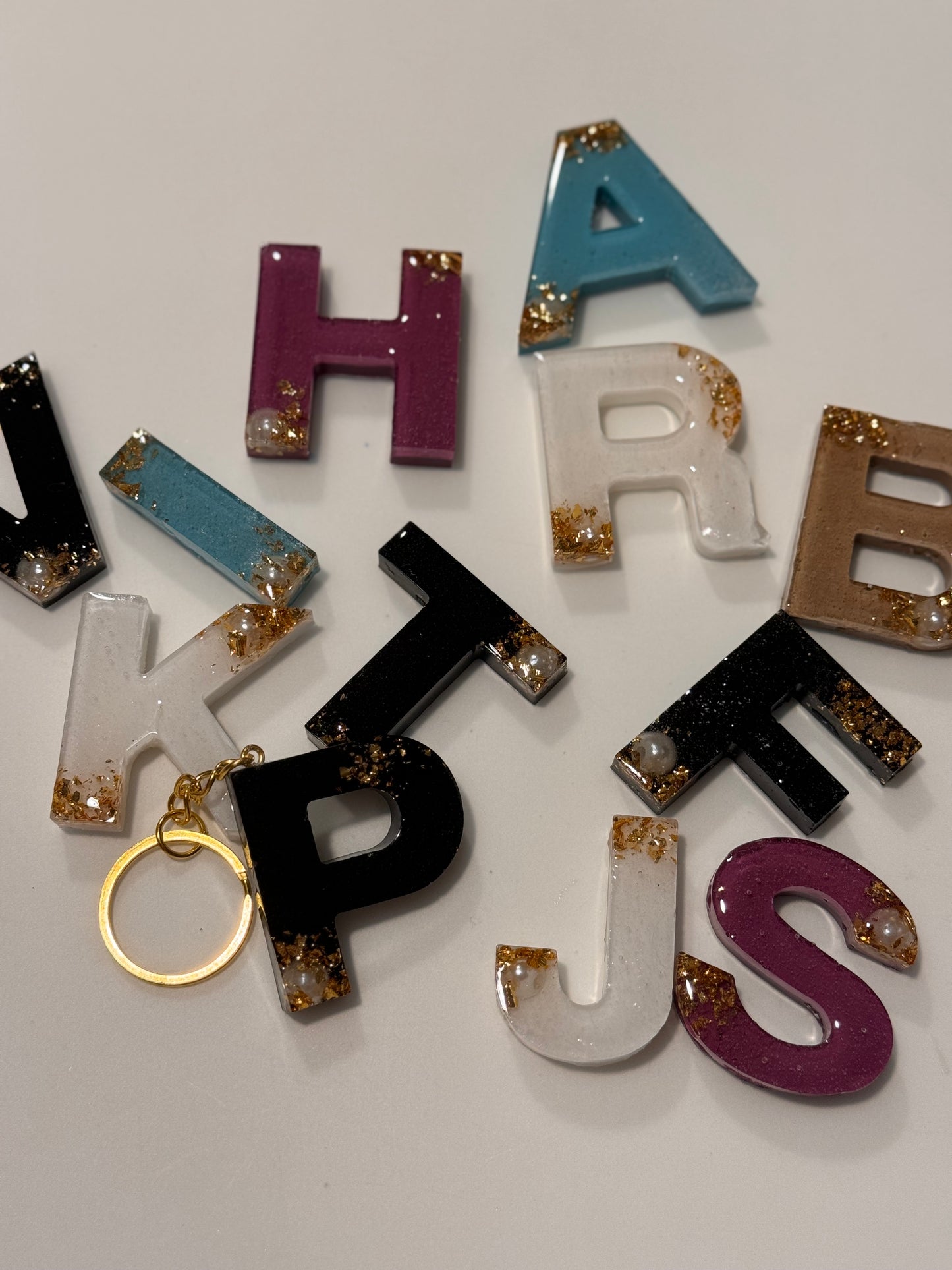 lux alphabet letter keychain ✨